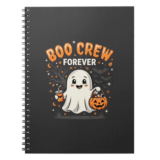 Carnet Équipe de fantômes pour toujours Halloween Fantôme (Devant)
