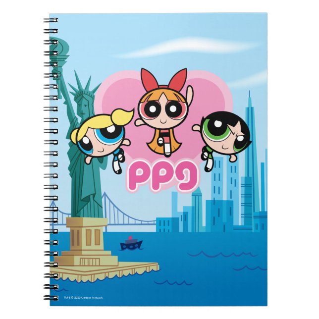 Carnet Équipe de filles Powerpuff stupéfiant (Devant)