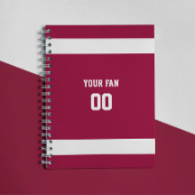 Équipe de football rouge et blanc Spiral