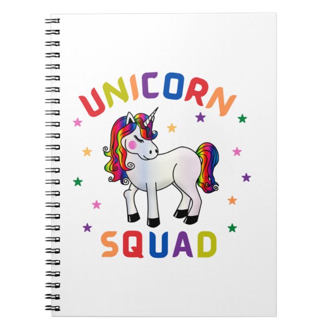 Carnet Équipe de la licorne (Devant)