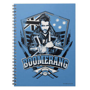 Carnet Équipe de suicide Badge Boomerang