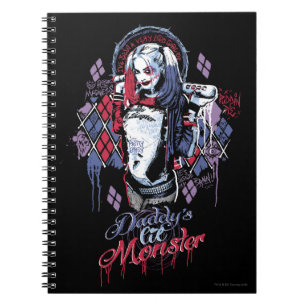 Carnet Équipe de suicide   Harley Quinn Graffiti encré