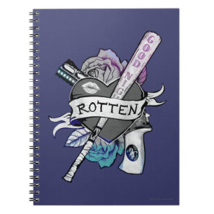 Carnet Équipe de suicide   Harley Quinn "Rotten" Tattoo A