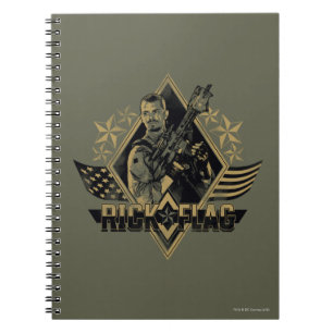 Carnet Équipe de suicide Insigne Drapeau Rick