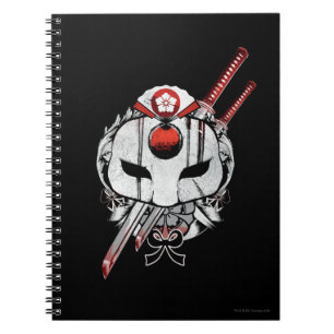 Carnet Équipe de suicide Katana Masque & Epées Tatouage