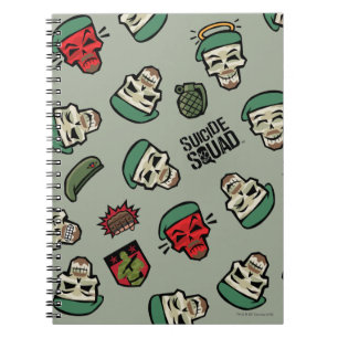 Carnet Équipe de suicide Motif Emoji Drapeau Rick