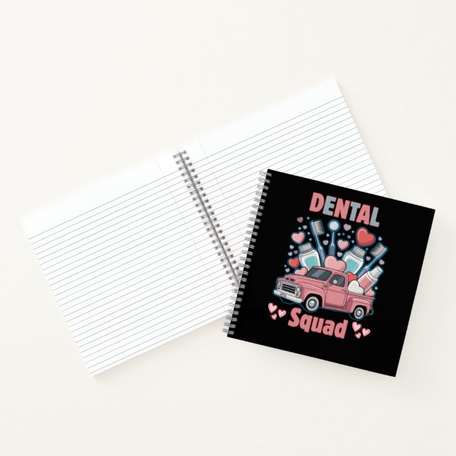Carnet Équipe dentaire de la Saint-Valentin Équipe de den (Intérieur)