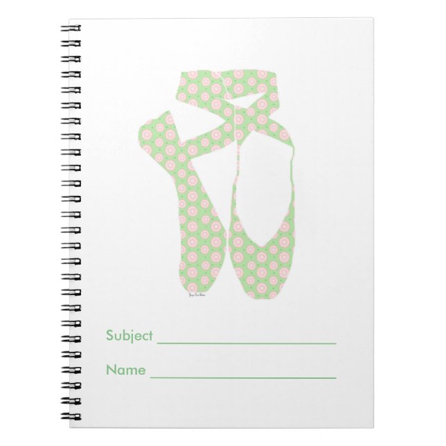 Carnet Équipe Pointe Ballet Polka (Devant)
