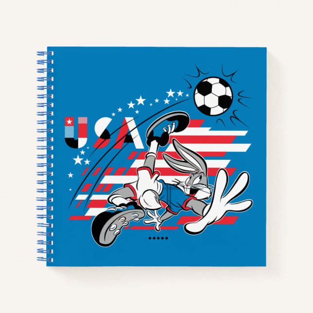 Carnet Équipe USA de football graphique de BUGS BUNNY™ (Devant)