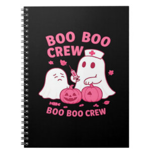 Carnet Équipière Boo Boo Infirmière Drôle Halloween Fantô