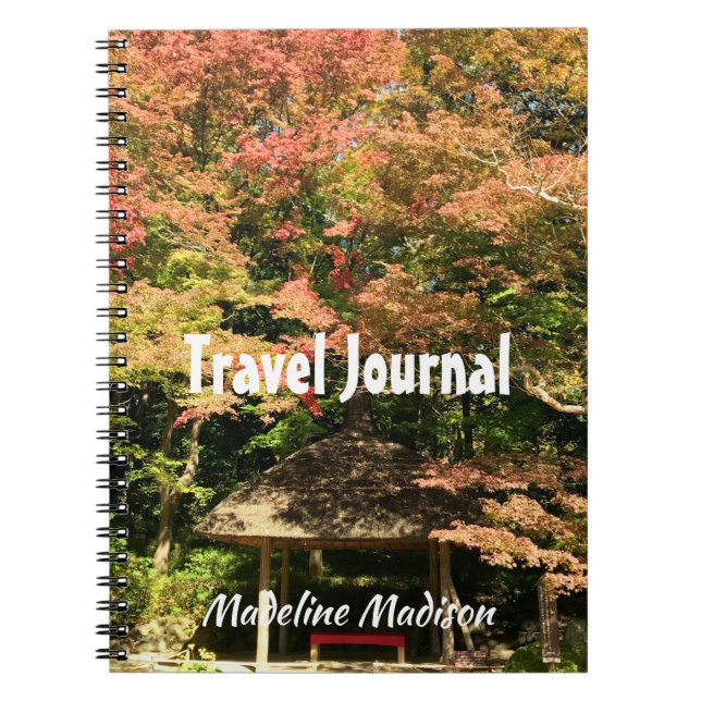 Carnet Érables colorées et maison de repos (Devant)