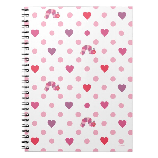 Carnet Eric Carle | Valentine Heart Polka Dot Motif (Devant)