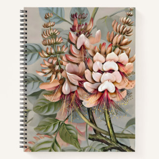 Carnet Erythrina Flower Aquarelle, Mur cadeau