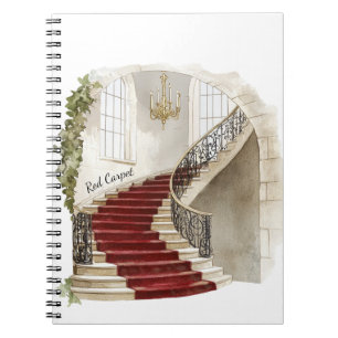 Carnet Escalier Tapis Rouge