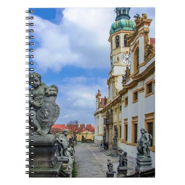 Carnet Escaliers avec anges en pierre à l'église Loreto P (Devant)