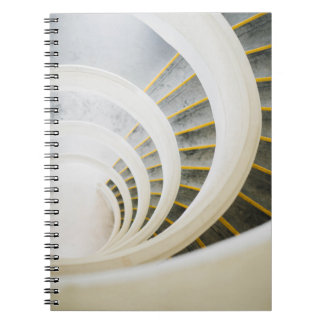 Carnet Escaliers noirs et blancs en spirale