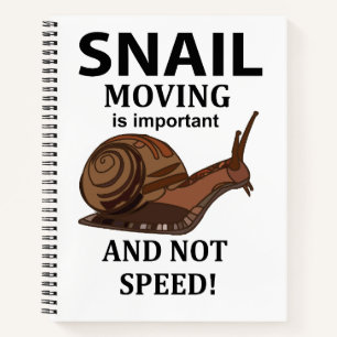 Carnet Escargot Animal Inspirationnel