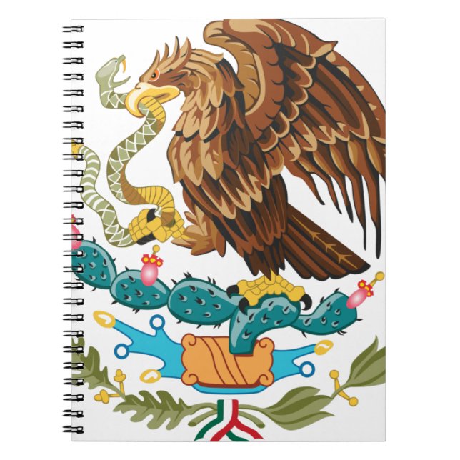Carnet Escudo Nacional de México - Emblema Mexicano (Devant)