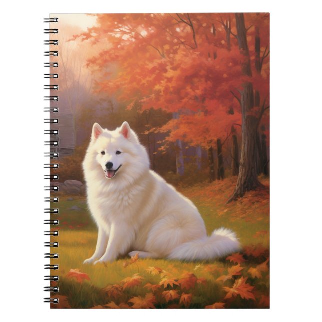 Carnet Eskimo Américain inspiré par la chute des feuilles (Devant)