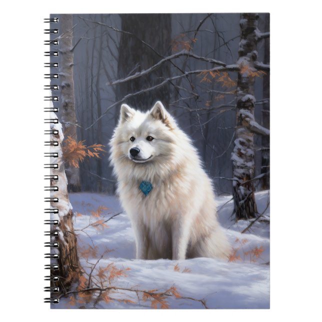 Carnet Eskimo Américain Noël sous la neige (Devant)