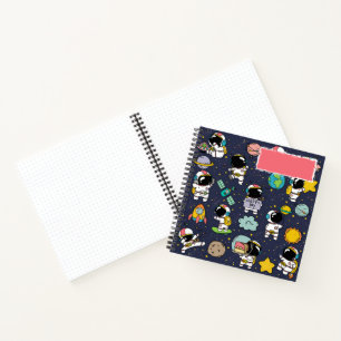 Carnet Espace d'astronaute mignon