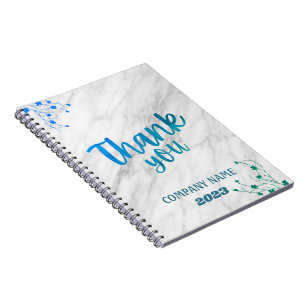 Carnet Espace de travail minimaliste et organisé en marbr