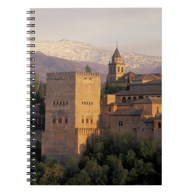 Carnet Espagne, Grenade, Andalousie L'Alhambra, (Devant)