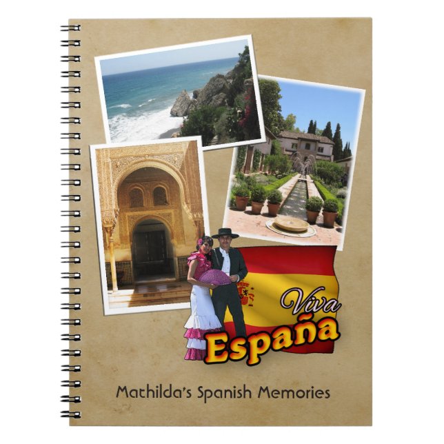 Carnet Espagne personnalisable (Devant)