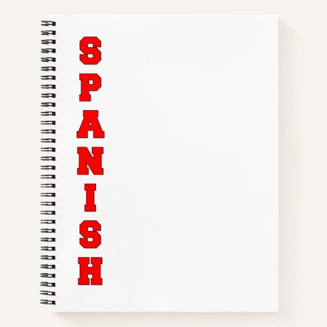Carnet Espagnol (Devant)