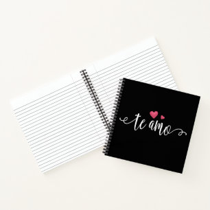 Carnet Espagnol Te Amo I Love You Valentine Ordinateur