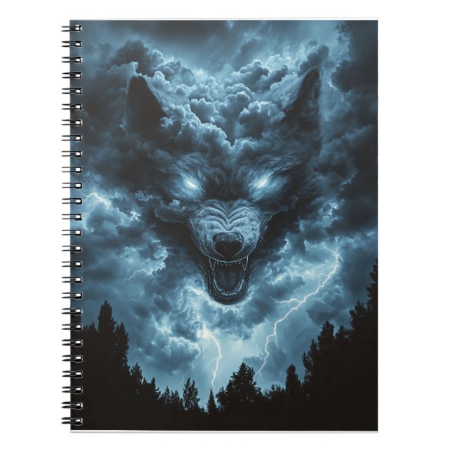 Carnet Esprit de Loup de Tempête (Devant)