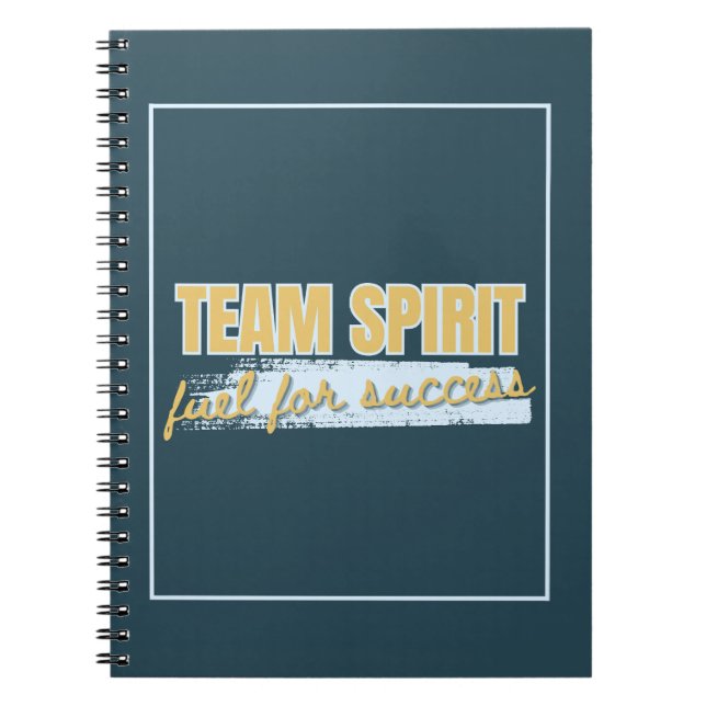 Carnet Esprit d'équipe Inspirational Entreprise Cadeau d' (Devant)