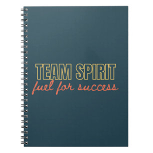 Carnet Esprit d'équipe Motivational Entreprise Cadeau d'a