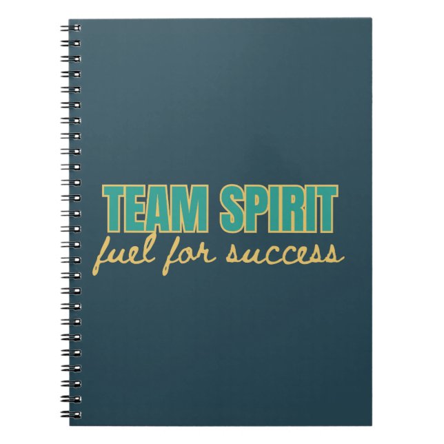 Carnet Esprit d'équipe Motivational Entreprise Cadeau d'a (Devant)