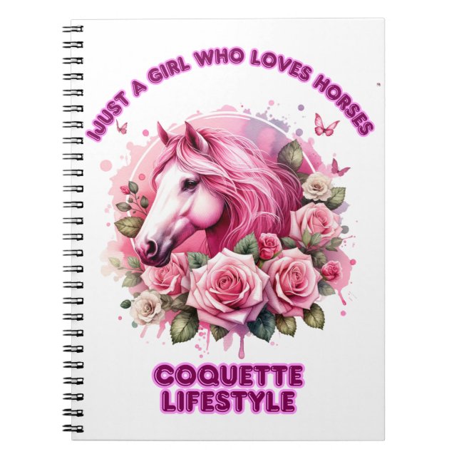 Carnet "Esprit Rose sauvage" Coquette (Devant)