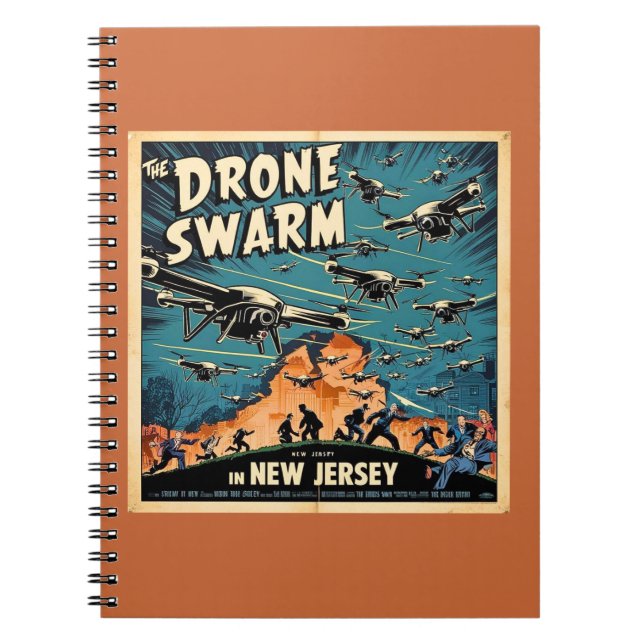 Carnet Essaim de drones dans le New Jersey (Devant)
