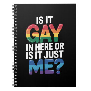 Carnet Est-ce gay ici ou est-ce juste moi drôle LGBTQ