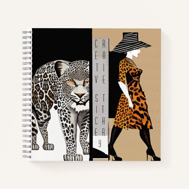 Carnet Estampado Animal Print (Devant)