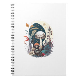 Carnet Esthétique Goblincore et Cottagecore Champignon Bo