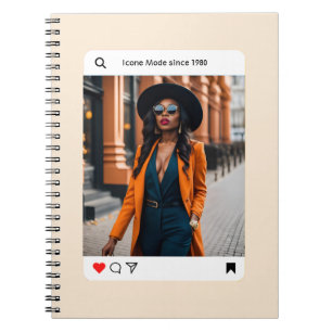 Carnet esthétique moderne photo instagram stylé