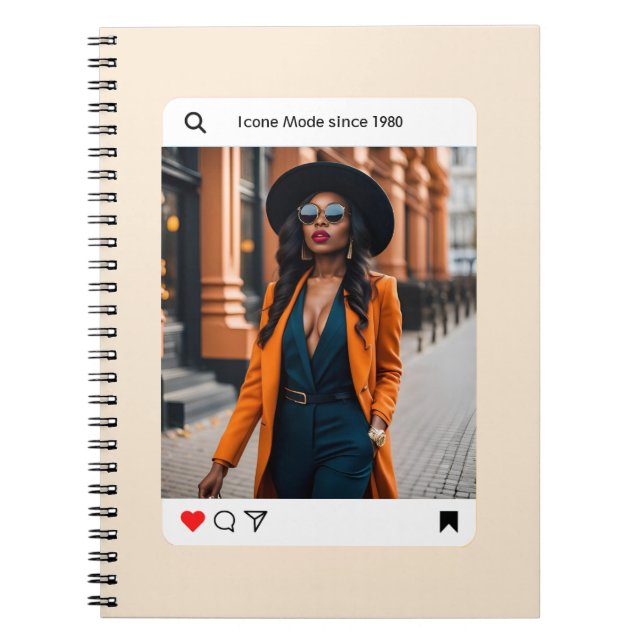 Carnet esthétique moderne photo instagram stylé (Devant)