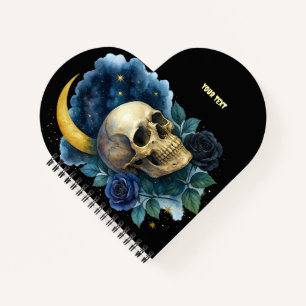 Carnet Esthétique sorcière gothique florale Halloween eff