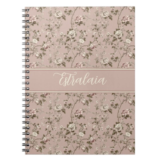 Carnet Estralaia Dusty Rose rose (Devant)