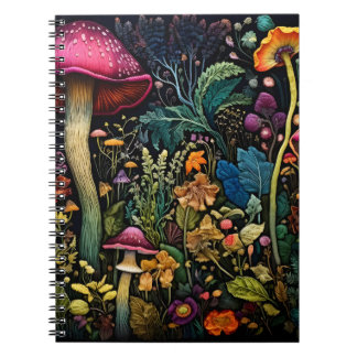 Carnet et Journal du champignon forestier