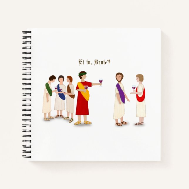 Carnet Et Tu Brute ? Julius César à une fête (Devant)