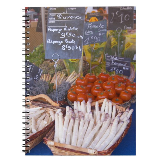 Carnet Étal de marchand de marché de rue avec des blancs (Devant)