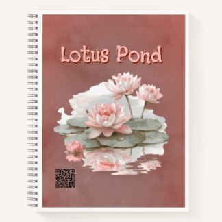 Carnet Étang de lotus Nosegrey