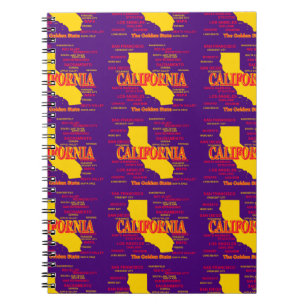 Carnet État de carte de la Californie, Los Angeles, San