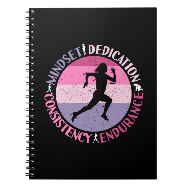 Carnet État d'esprit de course - Citation d'endurance de  (Devant)