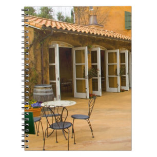 Carnet États-Unis, Californie, vallée de Sonoma, patio à 